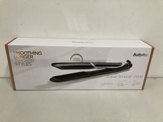 BABYLISS SUPER SMOOTH WIDE STRAIGHTENERS