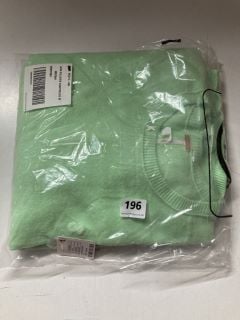 LUNA DESIGNER PULLOVER IN GREEN - SIZE M - RRP £140