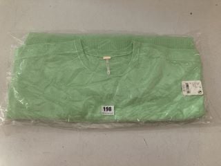 LUNA DESIGNER PULLOVER IN GREEN - SIZE M - RRP £140