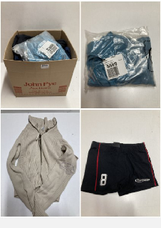 BOX OF PREMIUM DESIGNER CLOTHING IN VARIOUS SIZES & STYLES - APPROX RRP £250