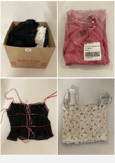 BOX OF PREMIUM DESIGNER CLOTHING IN VARIOUS SIZES & STYLES - APPROX RRP £250