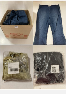 BOX OF PREMIUM DESIGNER CLOTHING IN VARIOUS SIZES & STYLES - APPROX RRP £250