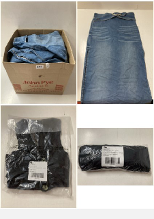 BOX OF PREMIUM DESIGNER CLOTHING IN VARIOUS SIZES & STYLES - APPROX RRP £250