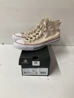 WOMEN'S CONVERSE HIGHTOP TRAINERS IN NATURAL IVORY - SIZE UK 13