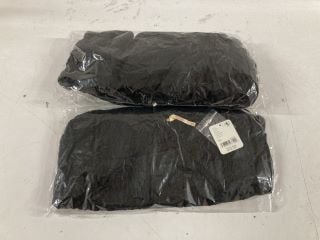 2 X ANDI DESIGNER TOPS IN BLACK - SIZE XS - TOTAL RRP £156