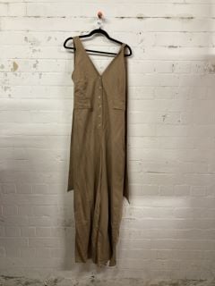 WOMEN'S DESIGNER JUMPSUIT IN BROWN - SIZE 16 - RRP £140