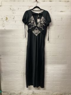 WOMEN'S DESIGNER DRESS IN BLACK - SIZE 14 - RRP £188