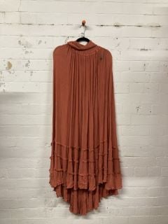 WOMEN'S DESIGNER OVERSIZED DRESS IN RED MANGO - SIZE XS - RRP $118