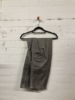 PAIR OF DESIGNER TROUSERS IN CARBON GREY - SIZE 24 - RRP £188