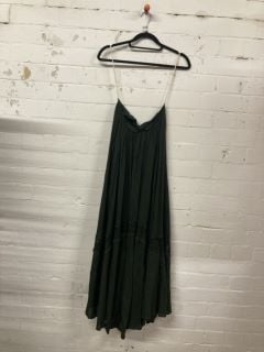 WOMEN'S DESIGNER DRESS IN DARK GREEN - SIZE S - RRP £108