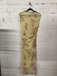 WOMEN'S DESIGNER DRESS IN YELLOW COMBO - SIZE XS - RRP £140