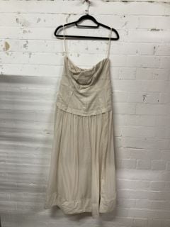 WOMEN'S DESIGNER DRESS IN NEUTRAL - SIZE L - RRP £98