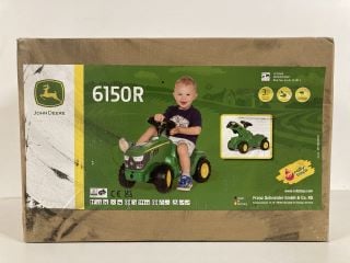 JOHN DEERE ROLLY TOYS CHILDREN'S RIDE ON TRACTOR - MODEL 6150R - RRP £90