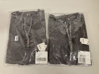 2 X COLT TOP IN DARK GREY - SIZE L - TOTAL RRP £116