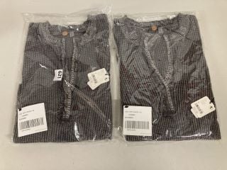 2 X COLT TOP IN DARK GREY - SIZE M - TOTAL RRP £116