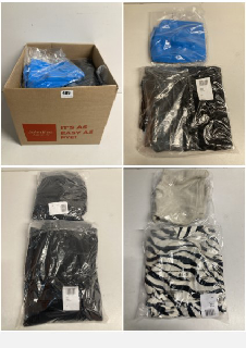 BOX OF PREMIUM CLOTHING IN VARIOUS SIZES & DESIGNS