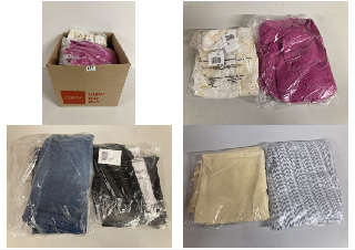 BOX OF PREMIUM CLOTHING IN VARIOUS SIZES & DESIGNS