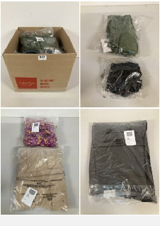 BOX OF PREMIUM CLOTHING IN VARIOUS SIZES & DESIGNS