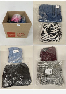 BOX OF PREMIUM CLOTHING IN VARIOUS SIZES & DESIGNS