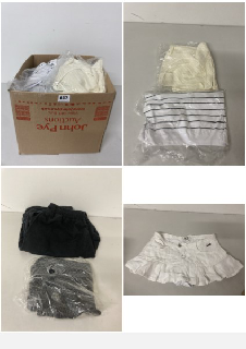 BOX OF PREMIUM DESIGNER CLOTHING IN VARIOUS SIZES & STYLES - APPROX RRP £250