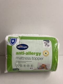 SILENTNIGHT ANTI-ALLERGY MATTRESS TOPPER SIZE DOUBLE