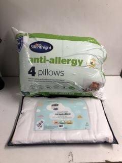 2 X SILENTNIGHT ITEMS TO INCLUDE ANTI-ALLERGY PILLOWS