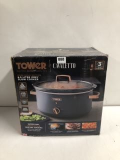 TOWER ROSE GOLD EDITION 6.5L GREY SLOWCOOKER