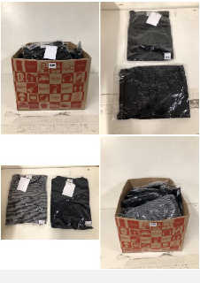 BOX OF CLOTHING IN VARIOUS SIZES AND DESIGNS