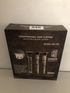 PROFESSIONAL HAIR CLIPPER WITH ADJUSTABLE BLADE CLIPPER