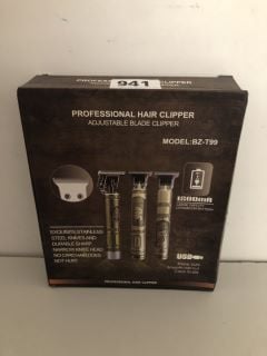 PROFESSIONAL HAIR CLIPPER WITH ADJUSTABLE BLADE CLIPPER