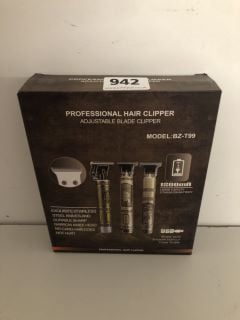 PROFESSIONAL HAIR CLIPPER WITH ADJUSTABLE BLADE CLIPPER