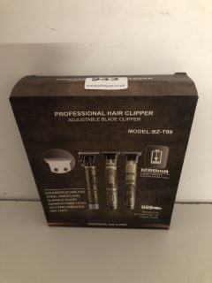 PROFESSIONAL HAIR CLIPPER WITH ADJUSTABLE BLADE CLIPPER