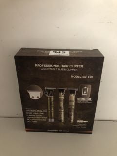 PROFESSIONAL HAIR CLIPPER WITH ADJUSTABLE BLADE CLIPPER