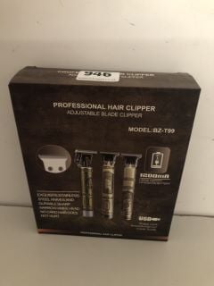 PROFESSIONAL HAIR CLIPPER WITH ADJUSTABLE BLADE CLIPPER