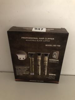 PROFESSIONAL HAIR CLIPPER WITH ADJUSTABLE BLADE CLIPPER