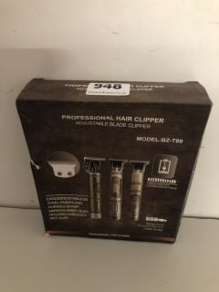 PROFESSIONAL HAIR CLIPPER WITH ADJUSTABLE BLADE CLIPPER