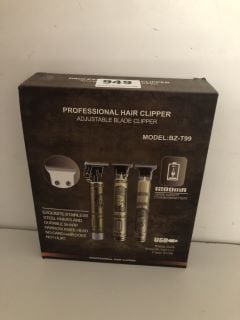 PROFESSIONAL HAIR CLIPPER WITH ADJUSTABLE BLADE CLIPPER