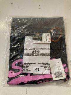 SUPERDRY NEON GRAPHIC FITTED TEE IN BLACK - SIZE L