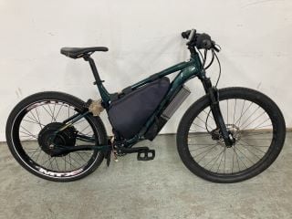 KONA CINDER CONE DARK GREEN ELECTRIC BIKE (WITH BATTERY, NO KEYS, NO CHARGER) (COLLECTION FROM SITE ONLY) (VAT ONLY PAYABLE ON BUYERS PREMIUM) (MPSS03122526)