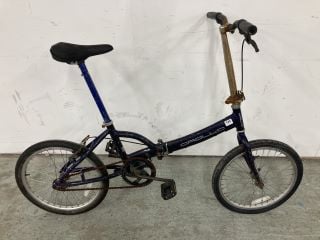 APOLLO PURPLE FRAME FOLDING PUSH BICYCLE (VAT ONLY PAYABLE ON BUYERS PREMIUM) (MPSS02633152)