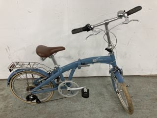 BOBBIN BLUE FRAME FOLDING PUSH BICYCLE (VAT ONLY PAYABLE ON BUYERS PREMIUM) (MPSS03177151)