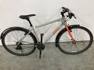 PINNACLE GREY AND ORANGE FRAME PUSH BICYCLE (VAT ONLY PAYABLE ON BUYERS PREMIUM) (MPSS02747730)