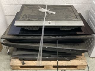 PALLET OF TV'S TO INCLUDE TOSHIBA, BUSH, JVC & SAMSUNG (SMASHED, SALVAGE, SPARES & REPAIRS ONLY)