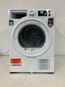 HOTPOINT CONDENSER DRYER MODEL H3D91WBUK RRP £399 (NO DOOR)