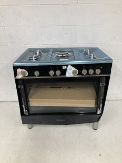 KENWOOD DUAL FUEL RANGE COOKER MODEL CK307G (SMASHED GLASS) RRP £779