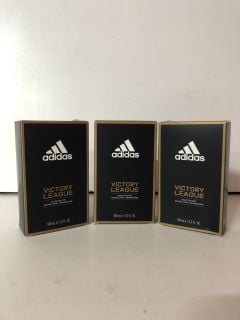 3 X ADIDAS VICTORY LEAGUE EAU DE TOILETTE