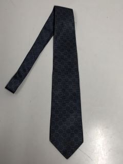 GUCCI SILK BLUE NECK TIE (VAT ONLY PAYABLE ON BUYERS PREMIUM)