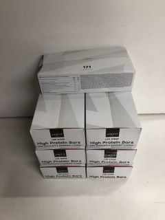 SEVEN BOXES OF AMFIT PROTEIN BARS BBE 08/11/24