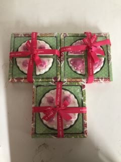 3 X HEATHCOTE AND IVORY BATH BOMB GIFT SETS