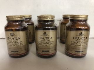 6 BOTTLES OF OMEGA-3 FOOD SUPPLEMENT CAPSULES